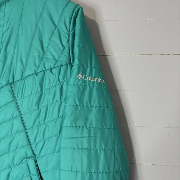 Columbia Omni-Heat Omni-Shield Interchange Puffer Jacket Womens Size M - Picture 7 of 13